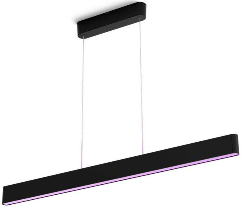 Pendul LED LED Philips - Hue Ensis, IP20, 79W, dimmer, negru