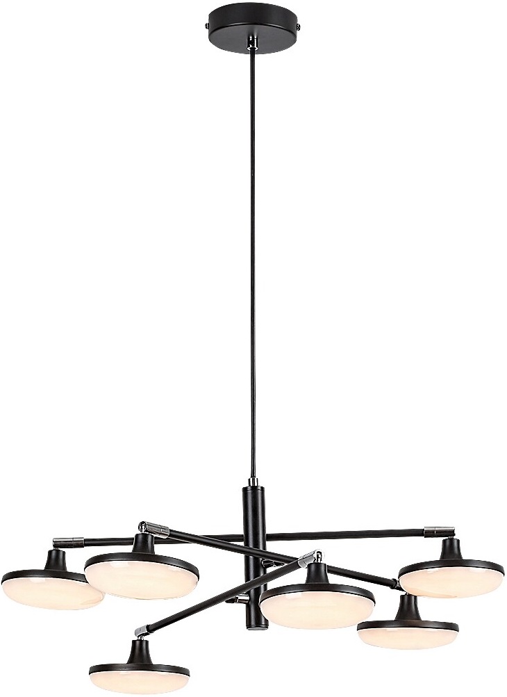 LED Pendel Rabalux - Madi 72239, IP20, 24W, 2350-3000lm, 3000K, negru mat