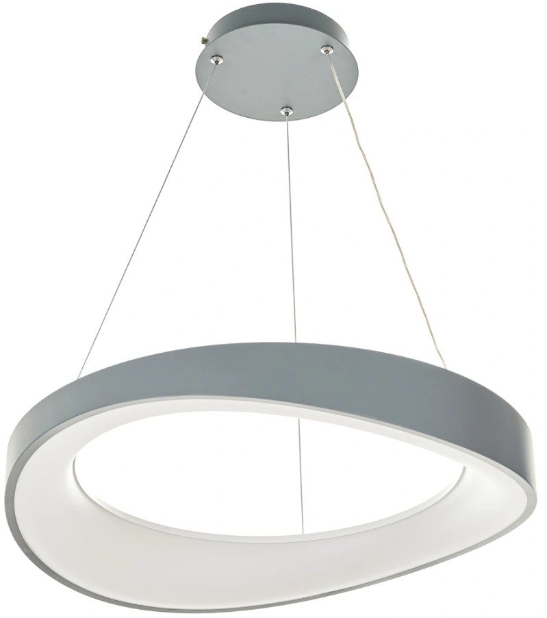 Lampă suspendată LED cu control inteligent Elbulgaria - Arnela, 66W, IP20, gri
