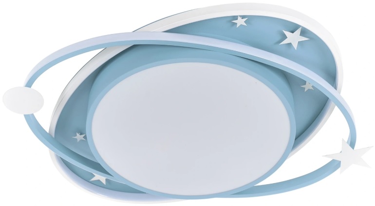 Plafoniera LED Elbulgaria - Planets 2448, 87W, albastru