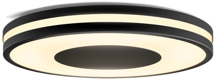 Plafon LED Philips - Hue Being, IP20, 22.5W, dimmer, negru
