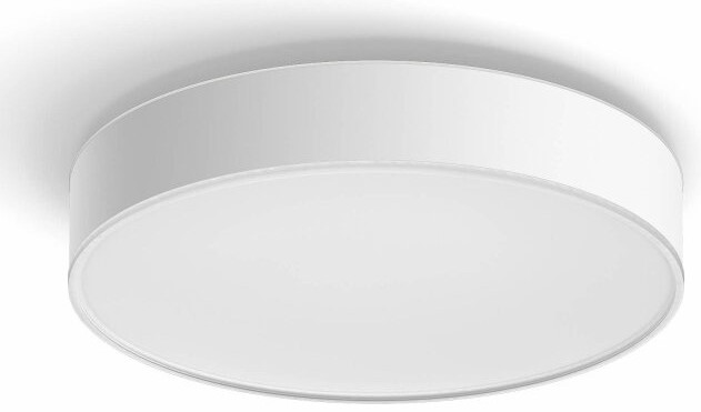 Plafon LED Philips - Hue Enrave, M, IP20, 19.2W, dimmer, alb