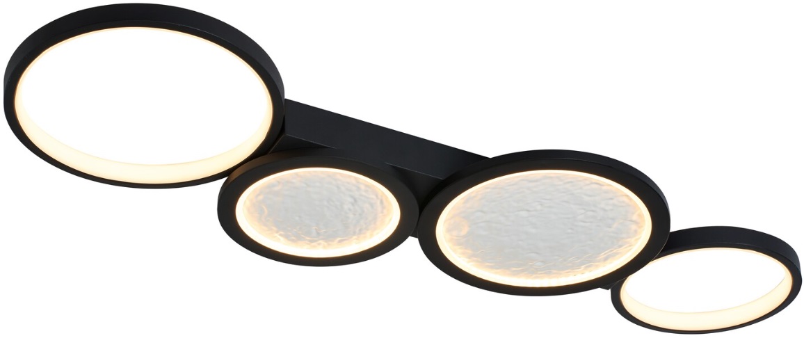 Plafoniera LED Rabalux - Aranis 71379, 40W, alb-negru