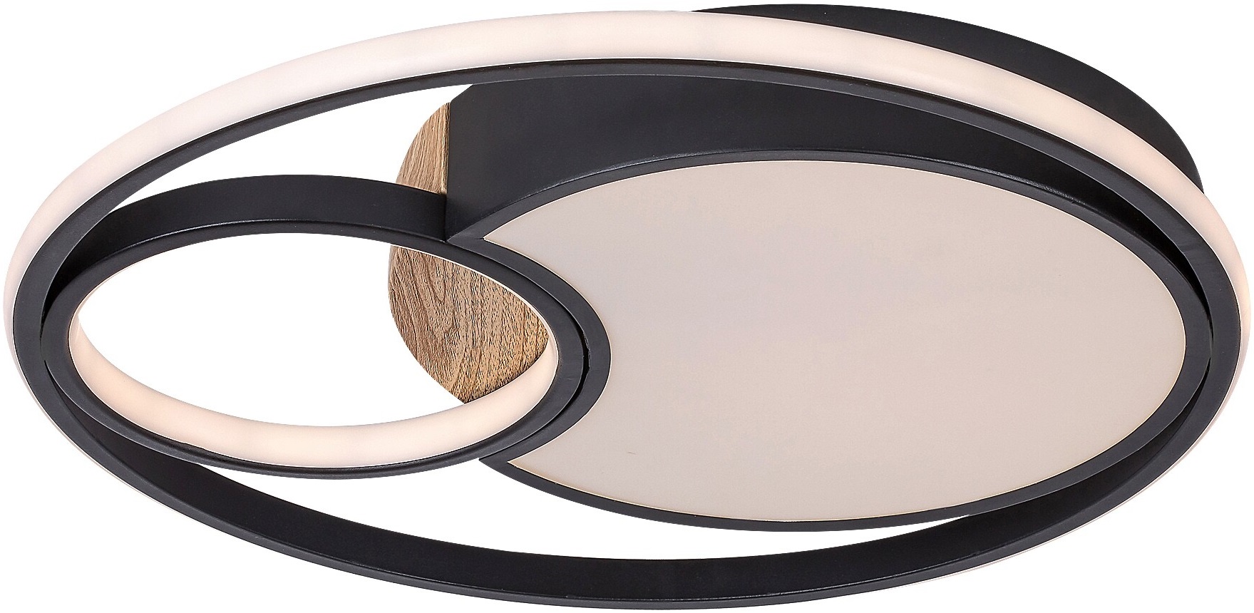 Plafon LED Rabalux - Leola 71044, IP20, 230V, 81W, reglabil, negru