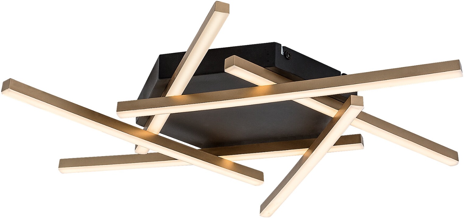 Plafoniera LED Rabalux - Severine 71365, 40W, auriu-negru