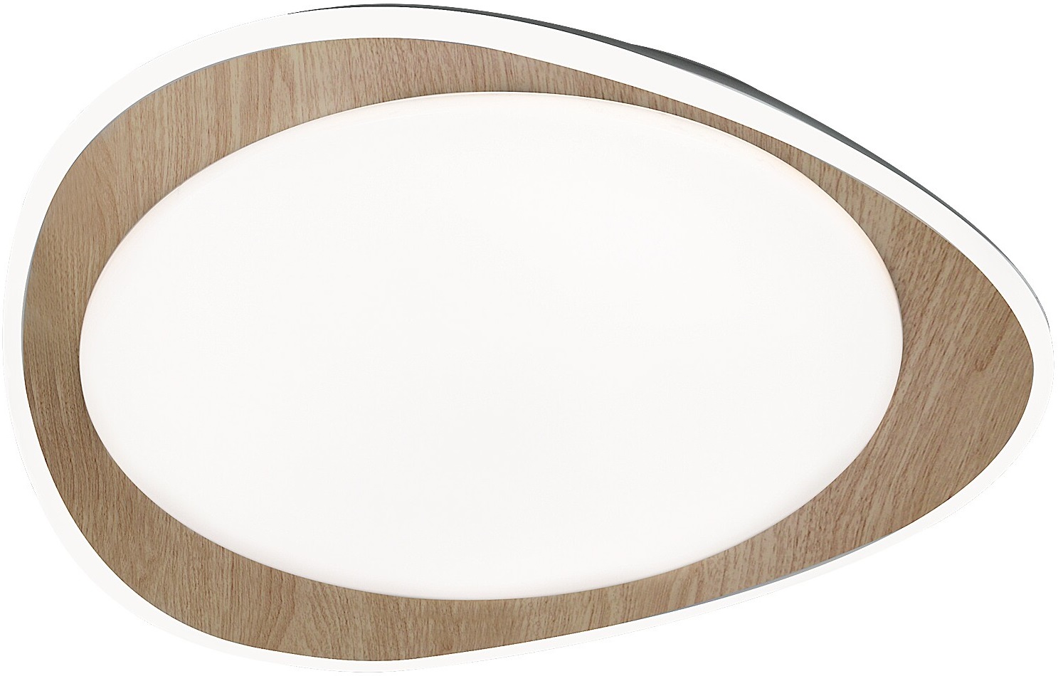 Plafonieră cu LED Rabalux - Tamino 2427, IP20, 24W, 1200lm, 4000K, fag/alb