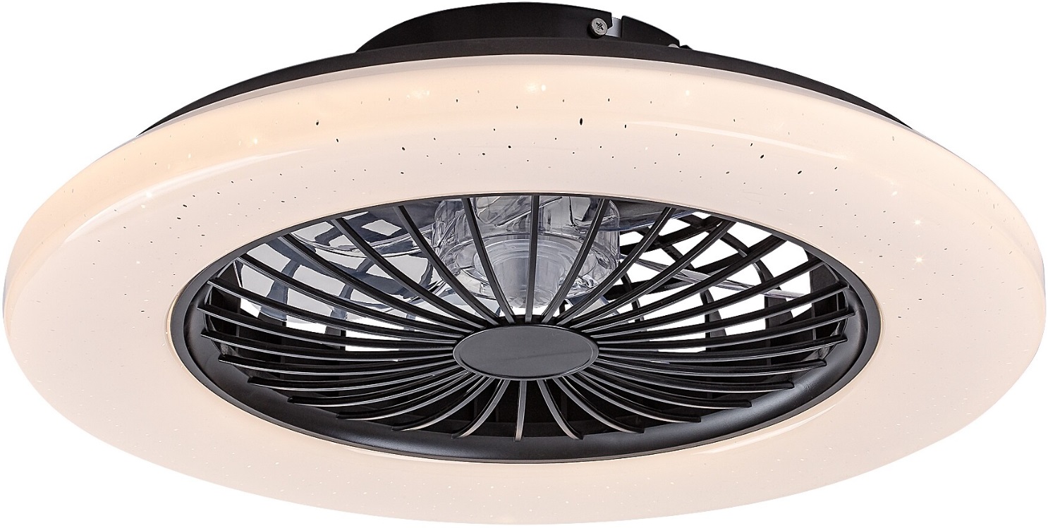 Plafoniera LED cu ventilator Rabalux - Dalfon2 71329, 48W, alb-negru