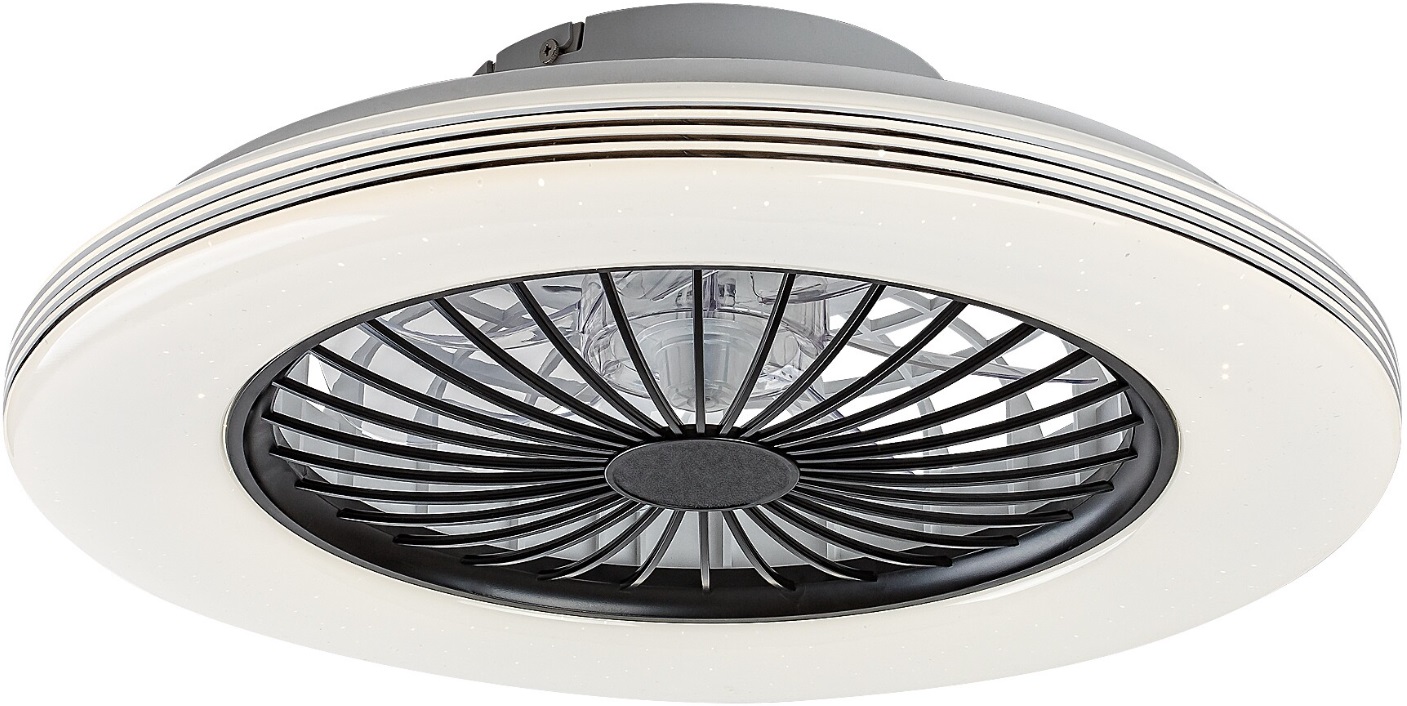 Plafoniera LED cu ventilator Rabalux - Dalfon2 71330, 48W, negru-alb