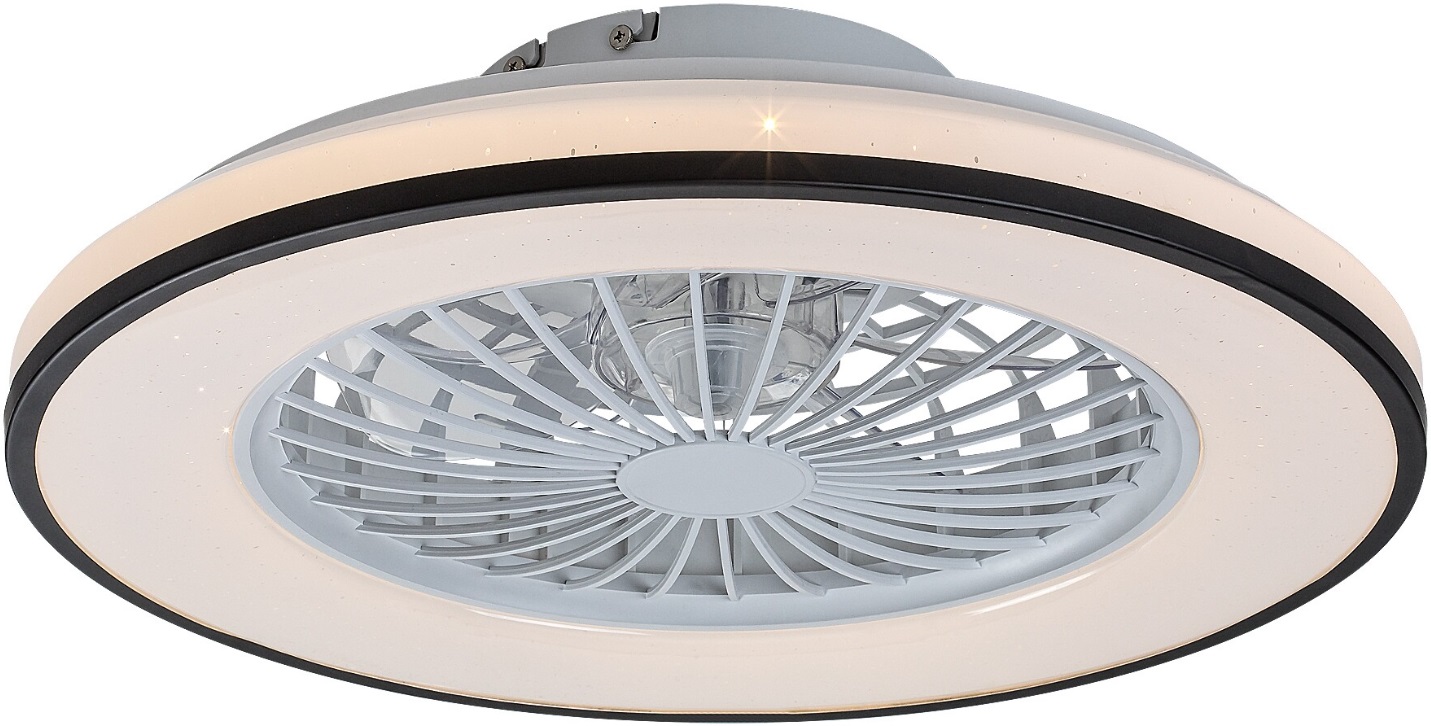 Plafoniera LED cu ventilator Rabalux - Dalfon2 71331, 48W, negru-alb