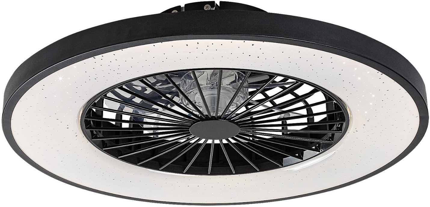 Plafoniera LED cu ventilator Rabalux - Dalfon2 71334, 72W, alb-negru