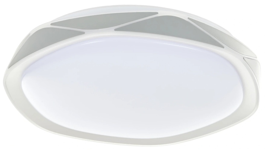 Plafoniera LED cu control inteligent Elbulgaria - Diamond, 4000T/400 GY, 48W, IP20, gri
