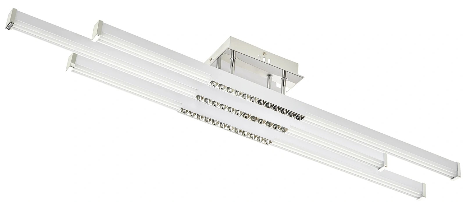 Plafoniera LED cu control inteligent Elbulgaria - Scordia, 3054-3ch, 66W, crom, IP