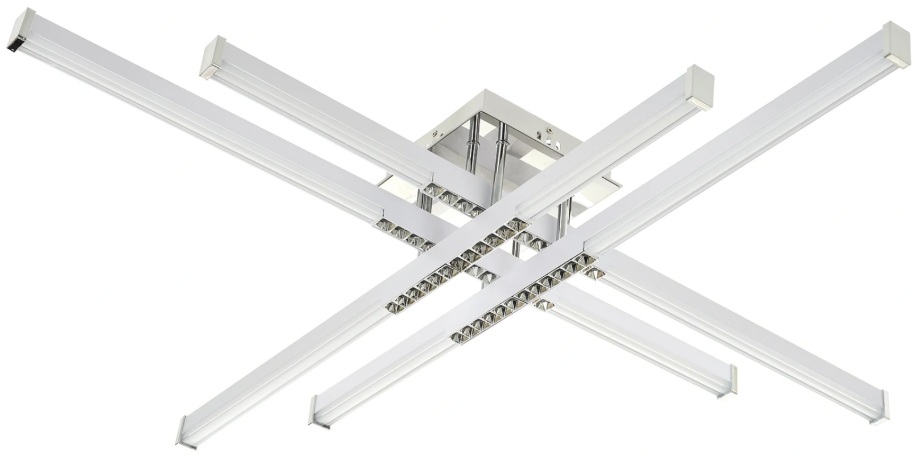 Plafoniera LED cu control inteligent Elbulgaria - Scordia, 3054-4ch, 100W, IP20, crom