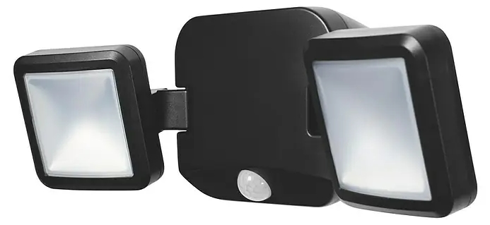 Proiector LED Osram - Double, 10W, acumulator, cu senzor, negru