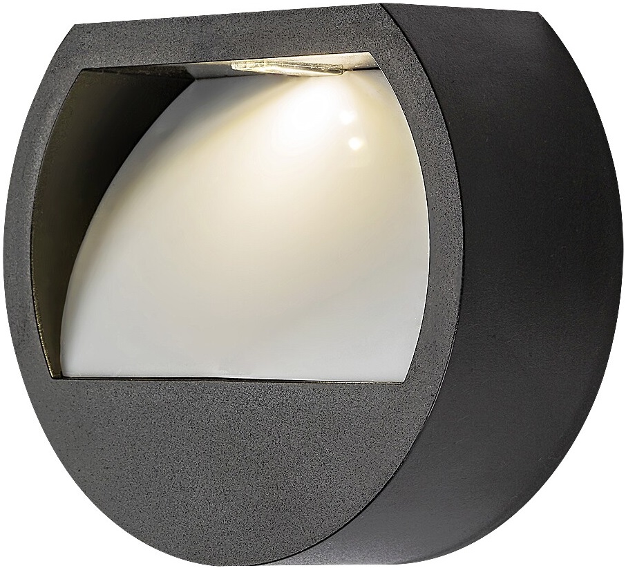 LED lampă solară de perete Rabalux - Normada 77004, IP 44, 0,5 W, DC 1,2 V, 13 lm, 4000 k, negru