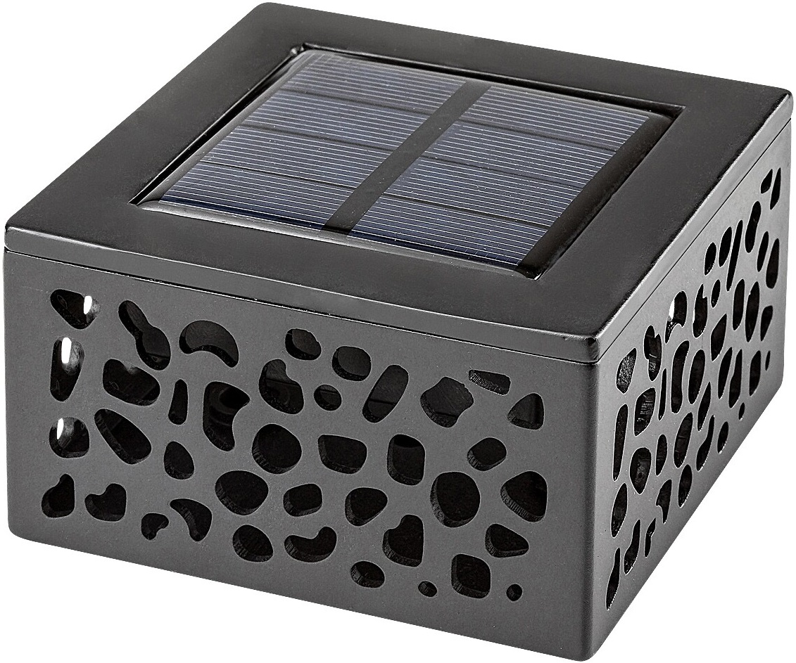Lampă solară cu LED Rabalux - Medulin 7032, IP 44, 0.5 W, DC 1.2 V, 8 lm, 3000 k, negru