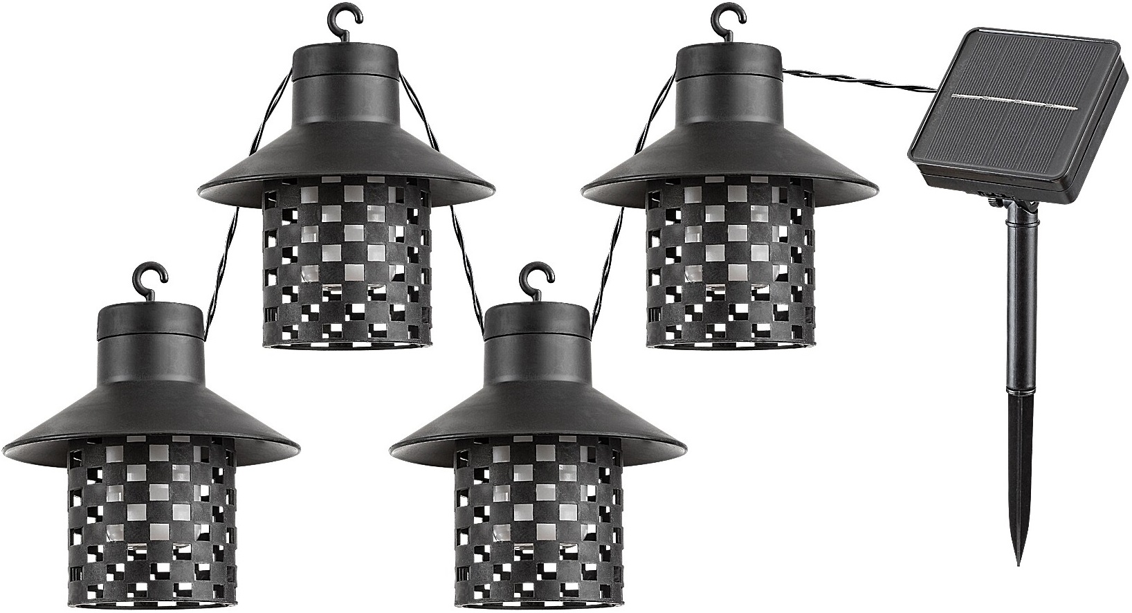 Lampa solara LED Rabalux - Ximpu 77003, IP 44, 0.1 W, DC 1.2 V, 5 lm, 2700 k, negru