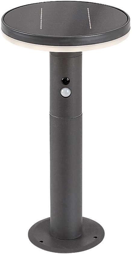 LED lampa solara cu senzor Rabalux - Alaska 77018, IP44, 10W, 250lm, antracit