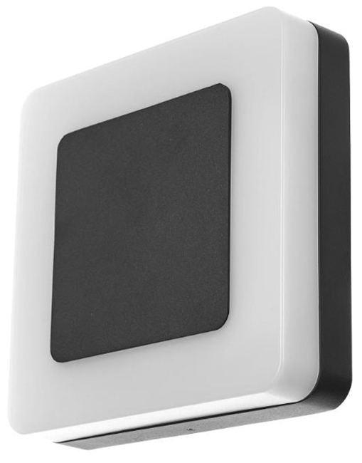 Aplică LED de exterior Elbulgaria - Hasle S, 12W, IP44, 4000K, negru