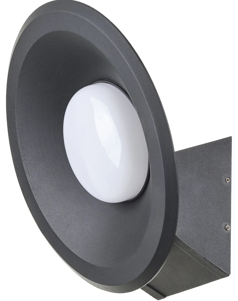 Aplica LED exterior Elbulgaria - Linea, 10W, 4000K, IP44, negru