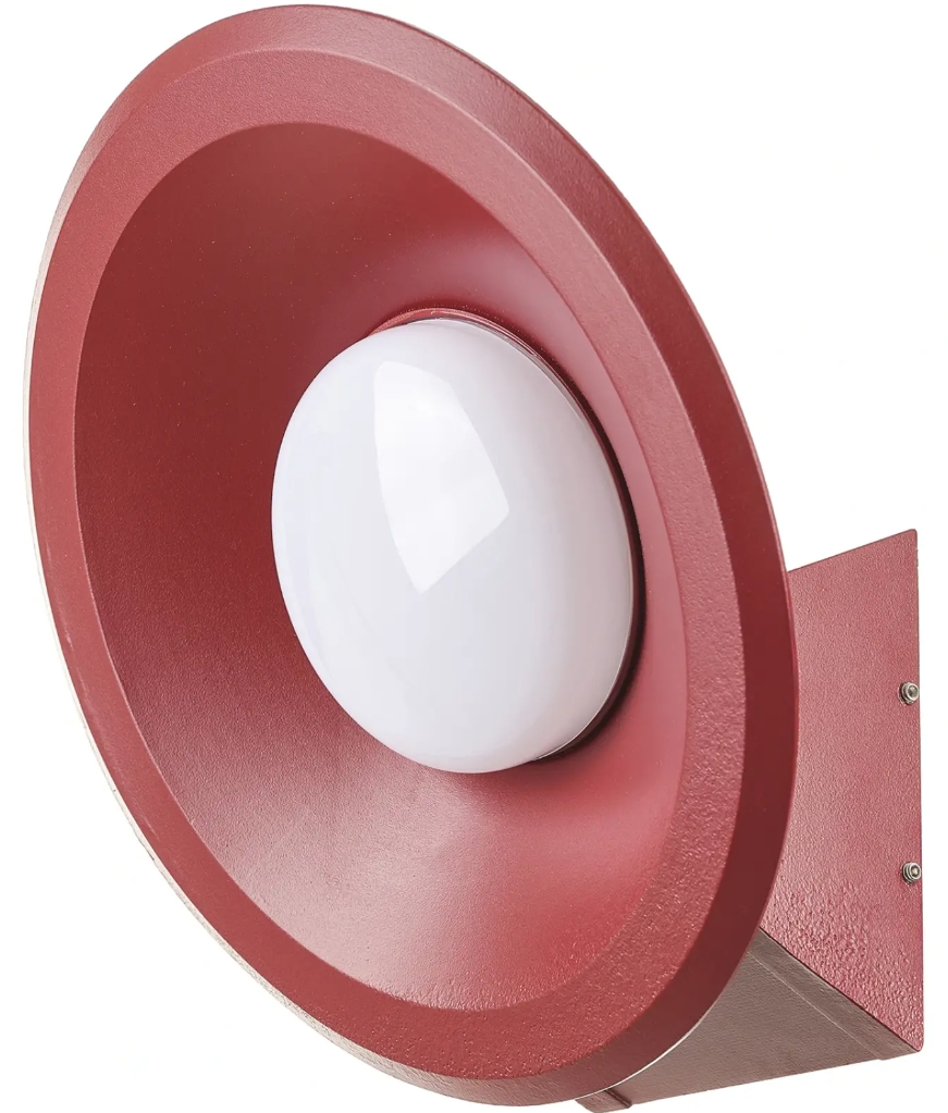 Aplică LED exterior Elbulgaria - Linea, 10W, 4000K, IP44, roșu