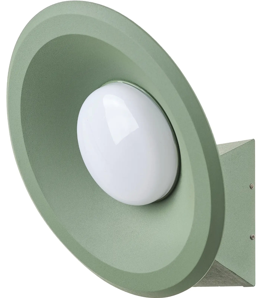 Aplica LED exterior Elbulgaria - Linea, 10W, 4000K, IP44, verde