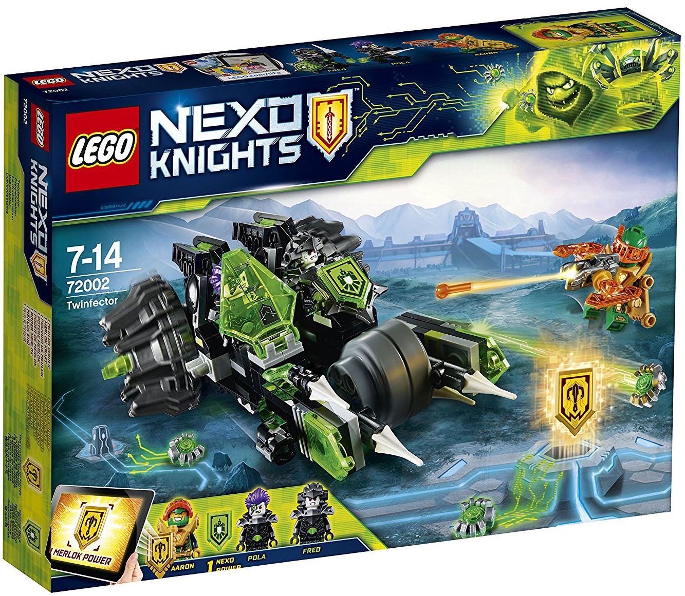 Constructor LEGO Nexo Knights - Twinfector (72002) | Ozone.ro