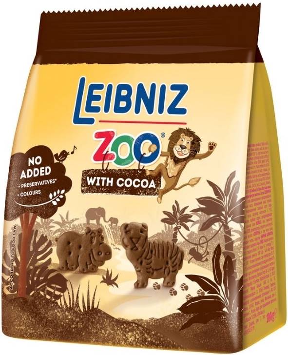 Leibniz Zoo Biscuiți, cacao, 100 g, Bahlsen