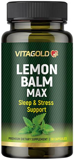 Lemon Balm Max, 30 capsule, Vitagold