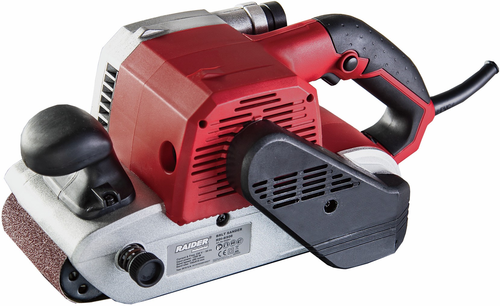 Șlefuitor cu bandă Raider - Industrial, RDI-BS08, 1200W, 100 х 610 mm