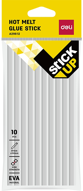 Bastioane adezive Deli Stick Up - EA29812, Ø 7 mm x 15 cm, 10 buc