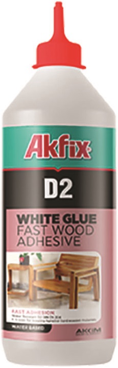 Lipici pentru lemn  Akfix - PVA, D2, 500 g, Alb