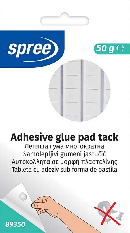 Cauciuc adeziv reutilizabil Spree