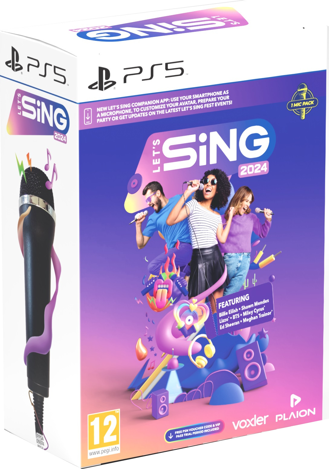 Let s Sing 2024 1 Microphone Bundle PS5 Ozone.ro