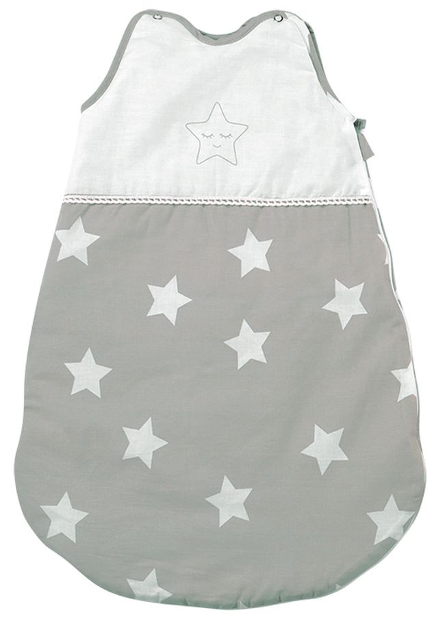 Sac de dormit de vară  Lorelli - Stele, gri, 0,5 Tog, 0-6 luni