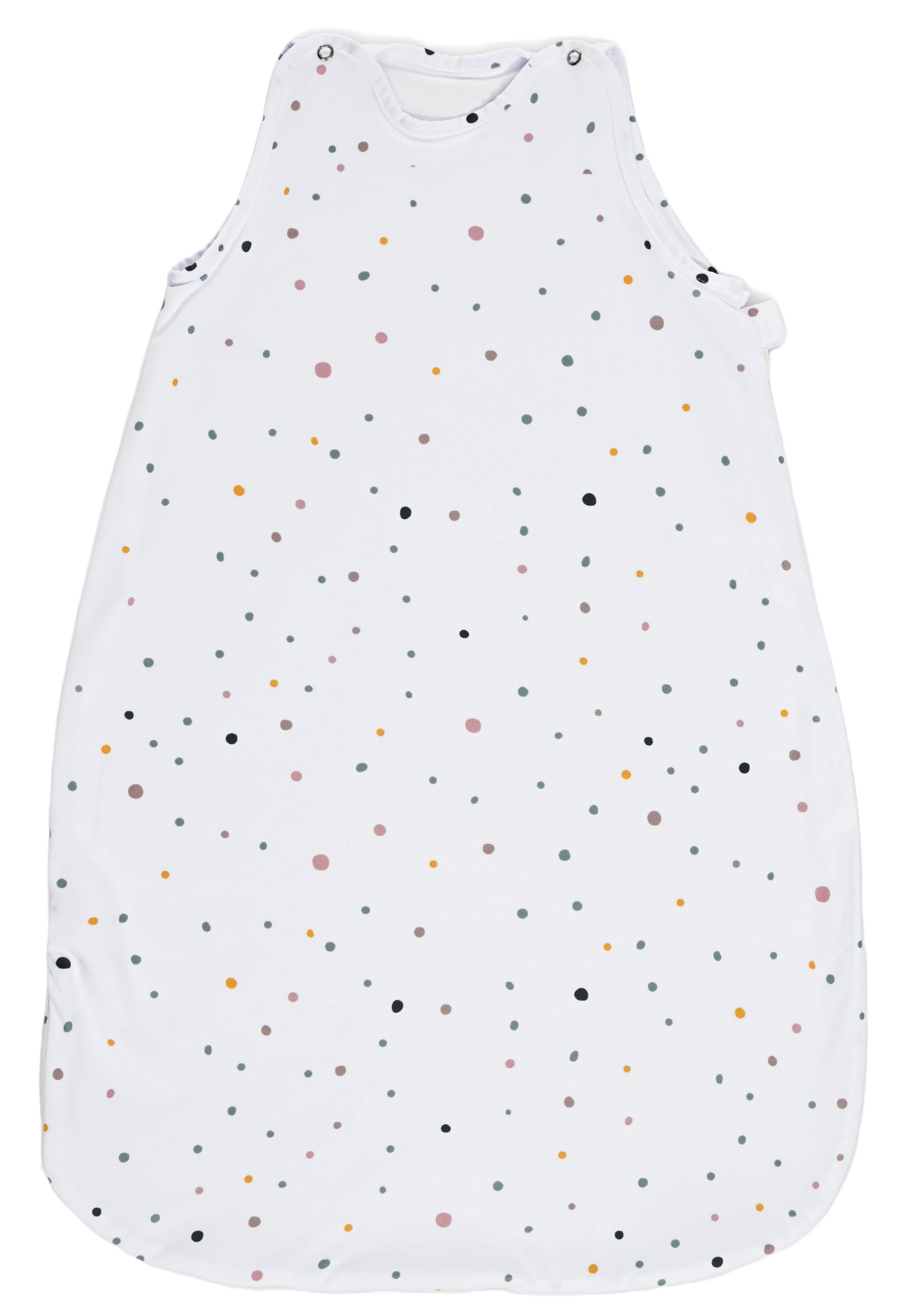 Sac de dormit de vară cu întăritură Lorelli - Happy Friends, 0.5 Tog, 85 cm, verde