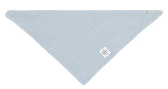 Bavetă-bandana Lassig - Cozy Muslin Wear, albastru