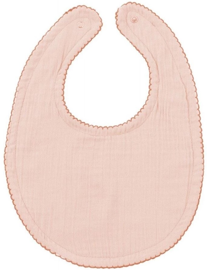 Bavetă din muselină BabyJem - Somon, 23 x 32 cm
