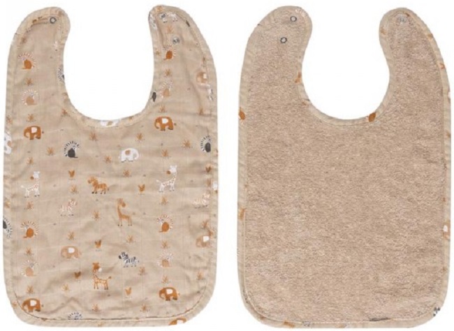 Set de bavete Bebe-Jou - Steppe, 2 buc