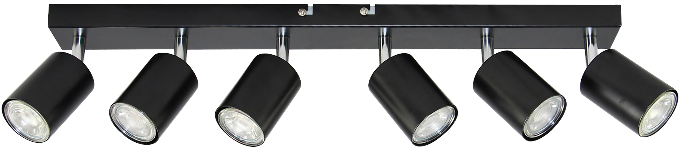 Spot liniar Orno - DOA SP6, GU10, IP20, 6 х 50W, 230V, negru