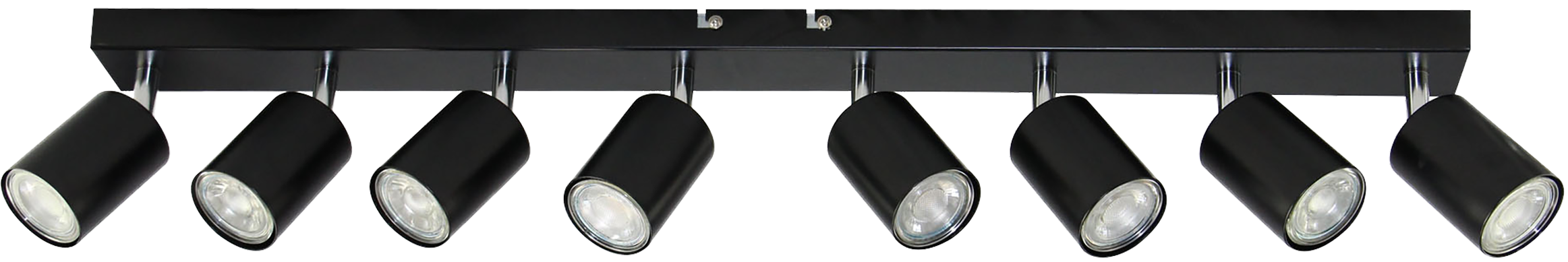 Spot liniar Orno - DOA SP8, GU10, IP20, 8 х 50W, 230V, negru