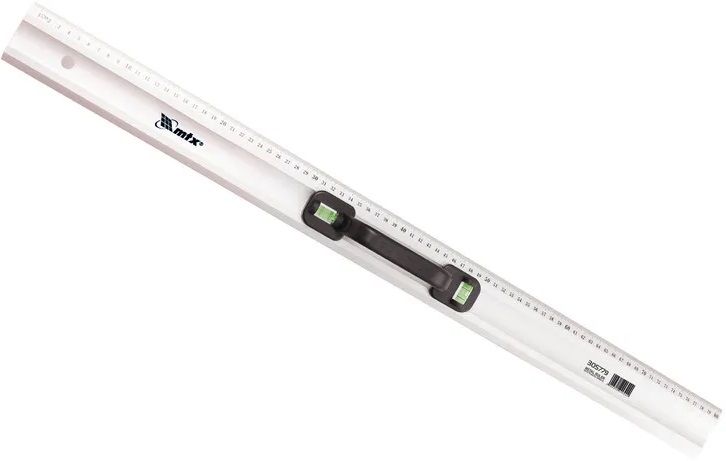 Nivelă cu linie MTX - 2 butoane lichide, 100 cm, metalică