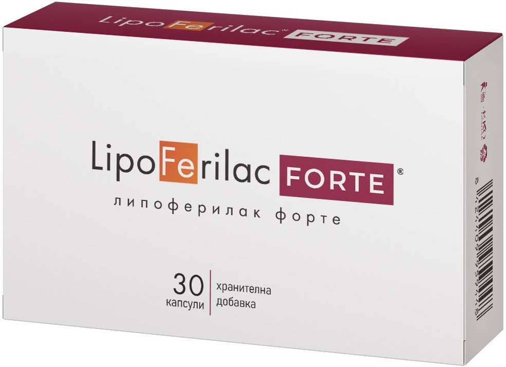 Lipoferilac Forte, 30 capsule, Naturpharma