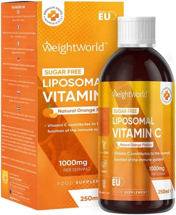 Liposomal Vitamin C, 1000 mg, 250 ml, Weight World