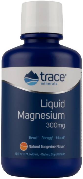 Liquid Magnesium, mandarină, 300 mg, 473 ml, Trace Minerals