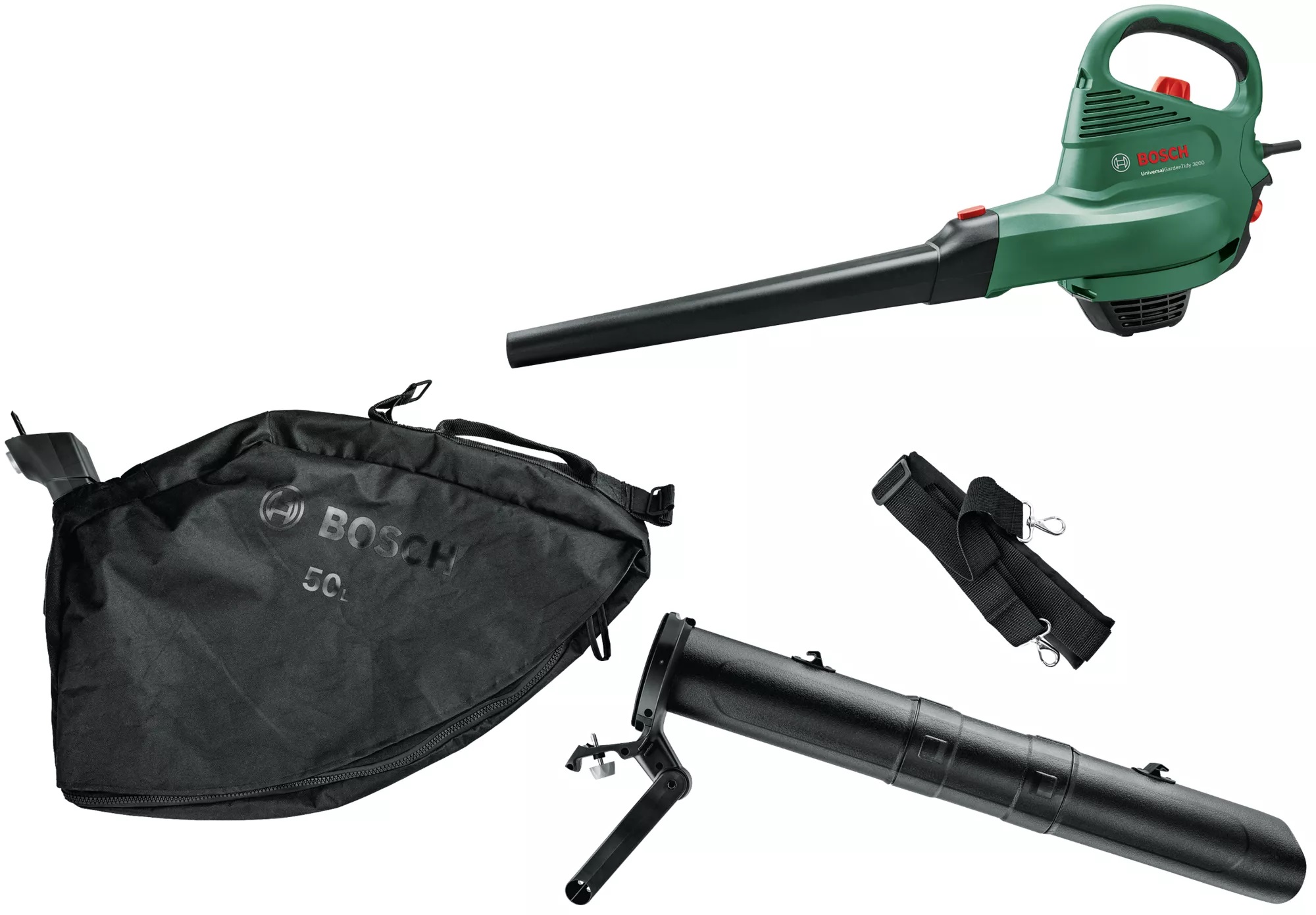 Colector de frunze Bosch - UniversalGardenTidy, 2300 W, 45 l, 160 l/s
