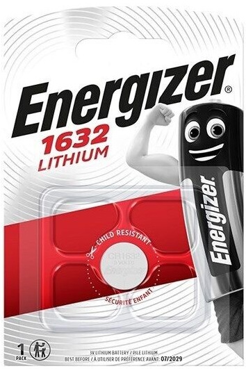 Baterie litiu  Energizer – CR1632, 3V, 1 buc.