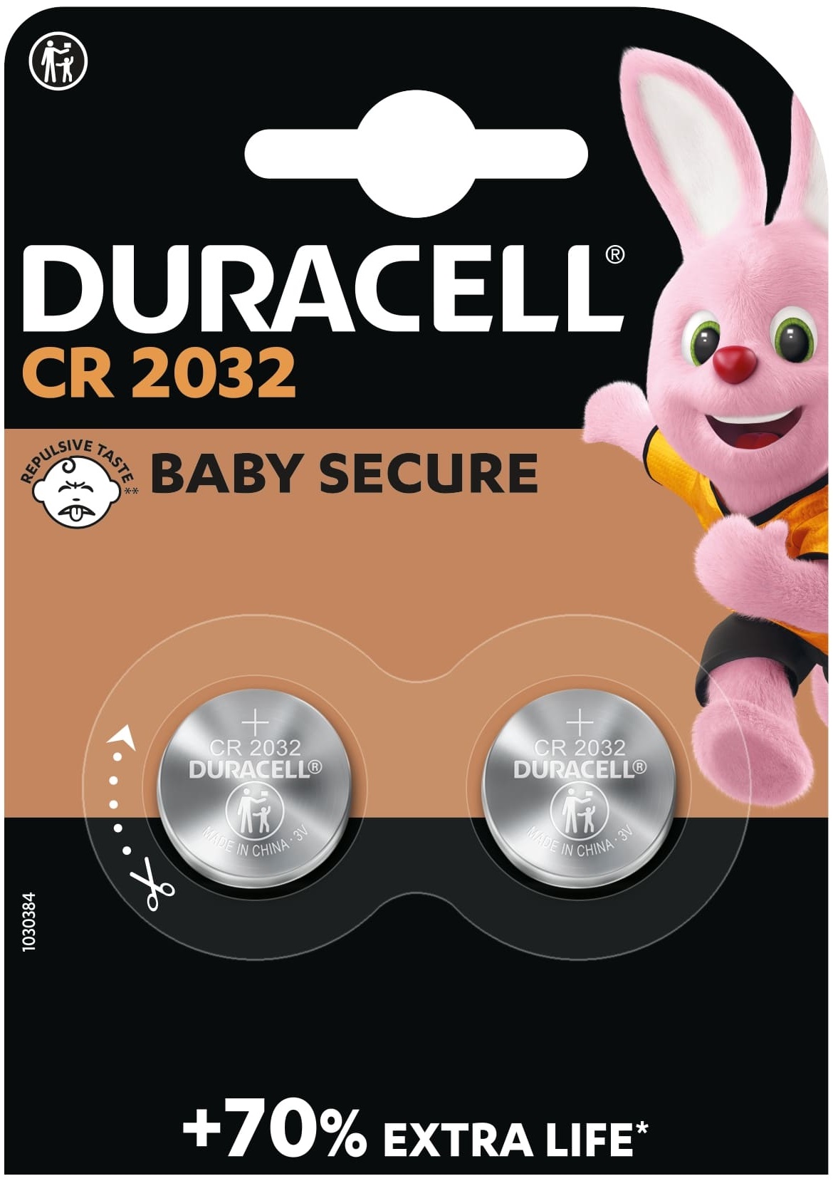 Baterii cu litiu  Duracell - 2032, 2 buc.