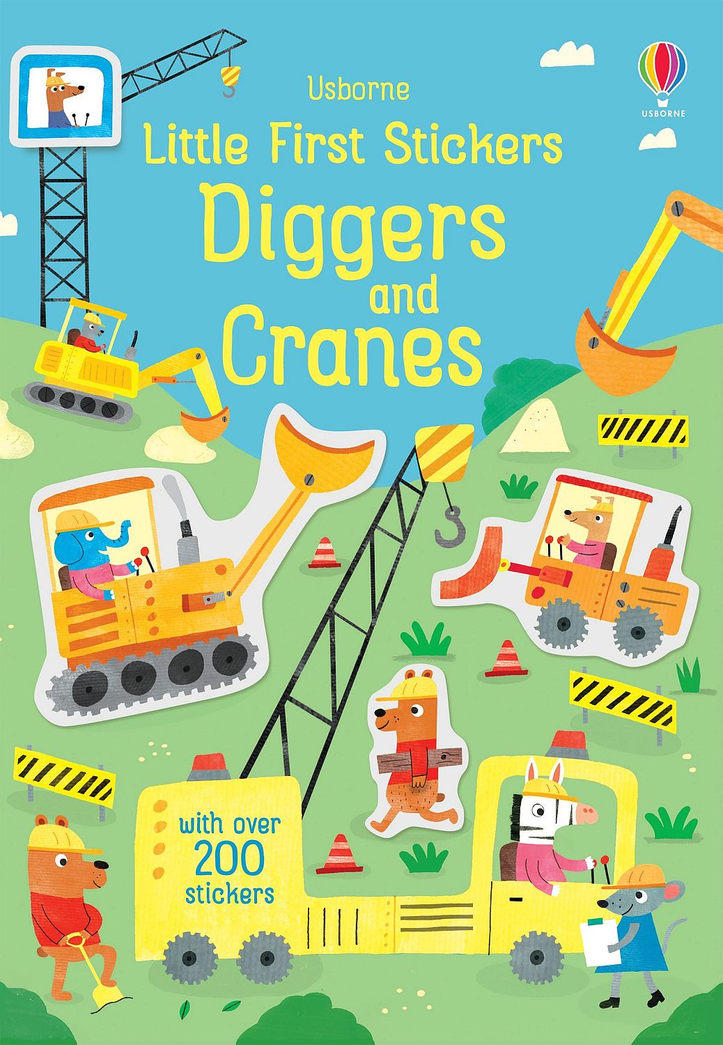 Little First Stickers: Diggers and Cranes