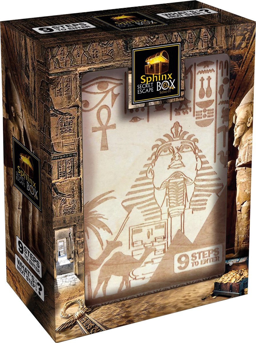 Puzzle din lemn 3D de logică Eureka - Sfinx